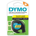 Newell Dymo LetraTag Label Maker Tape Cartridge, Yellow, DYM91332