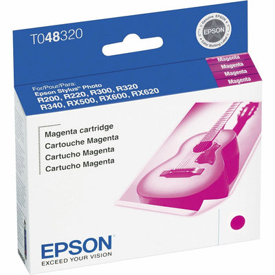 Epson T0483 Original Inkjet Ink Cartridge - Magenta -, EPST048320-S