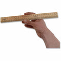 Acme United Westcott 12" Dual-Sided Inches/Metric Wood Ruler, ACM10375