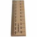 Acme United Westcott 12" Dual-Sided Inches/Metric Wood Ruler, ACM10375
