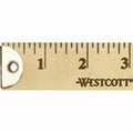Acme United Westcott Wood Yardstick, Blue, ACM10425