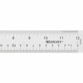 Acme United Westcott 12" Transparent Ruler, Clear, ACM10562