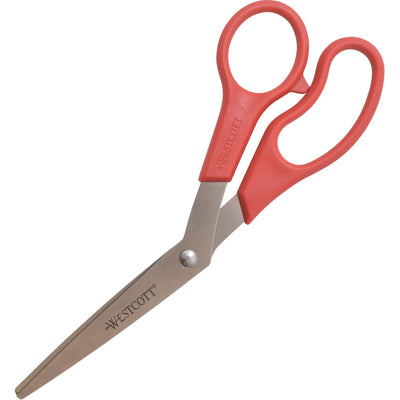 Acme United Westcott All Purpose 8" Bent Scissors, Stainless Steel, ACM10703