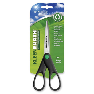 Acme United Westcott KleenEarth Recycled 7" Scissors, Silver, 20EA/BX 120BX/CT — view 1