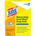The Clorox CloroxPro™ S.O.S Steel Wool Soap Pads, Blue, 1 Box, CLO88320