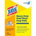 The Clorox CloroxPro™ S.O.S Steel Wool Soap Pads, Blue, 1 Box, CLO88320