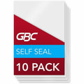 ACCO GBC Self Sealing Laminating Pouches, Clear, 10 / Pack, GBC3745685
