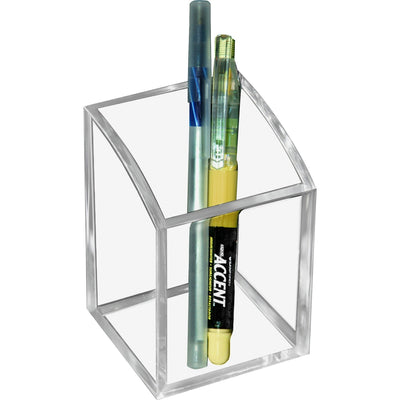 Kantek Pen/Pencil Cup, Clear, KTKAD20