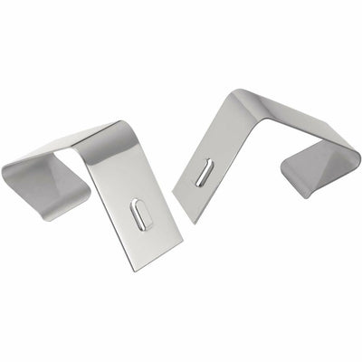 ACCO Quartet Cubicle Partition Hangers, Silver, 2 / Set, QRT7501
