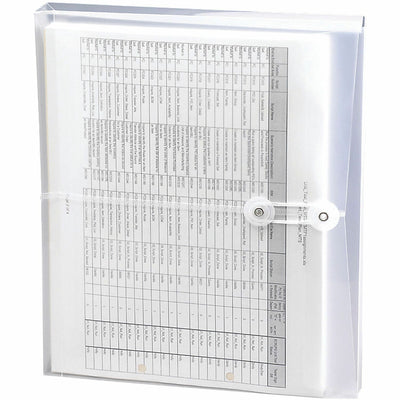 Smead Letter Filing Envelope, Clear, 8 1/2" Width x 11" Length, 5 / Pack, SMD89521