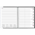 Dominion Blueline Brownline Pre-Vu Weekly Planner, Transparent Section, English, Black (CB920.BLK), 6 3/4", REDCB920BLK