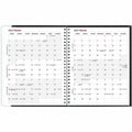 Dominion Blueline Brownline Pre-Vu Weekly Planner, Transparent Section, English, Black (CB920.BLK), 6 3/4", REDCB920BLK