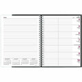 Dominion Blueline Brownline Pre-Vu Weekly Planner, Transparent Section, English, Black (CB925.BLK), 8 1/2", REDCB925BLK