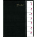 Dominion Blueline Brownline Pre-Vu Weekly Planner, Transparent Section, English, Black (CB925.BLK), 8 1/2", REDCB925BLK