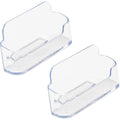 Deflecto Business Card Holders, Clear, 2 / Pack, DEF70501