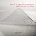 Deflecto DuraMat for Carpet, Clear, DEFCM13433F