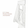 Deflecto Stand-Tall Literature Display, Clear, DEF55501
