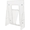 Deflecto Stand-Tall Literature Display, Clear, DEF55501