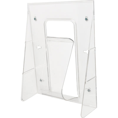 Deflecto Stand-Tall Literature Display, Clear, /BX 6BX/CT — view 1