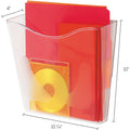 Deflecto Euro-Style DocuPocket, Clear, DEF63001