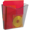 Deflecto Euro-style DocuPocket Wall Pocket, Smoke, DEF63002