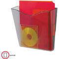 Deflecto Euro-style DocuPocket Wall Pocket, Smoke, DEF63002