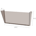 Deflecto Unbreakable DocuPocket, Smoke, DEF63202