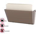 Deflecto Unbreakable DocuPocket, Smoke, DEF63202