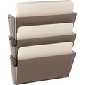 Deflecto Unbreakable DocuPocket, Smoke, 3 / Pack, DEF63602RT