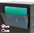 Deflecto Magnetic DocuPocket, Smoke, DEF73102