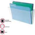 Deflecto EZ Link Stackable DocuPocket, Clear, DEF73201