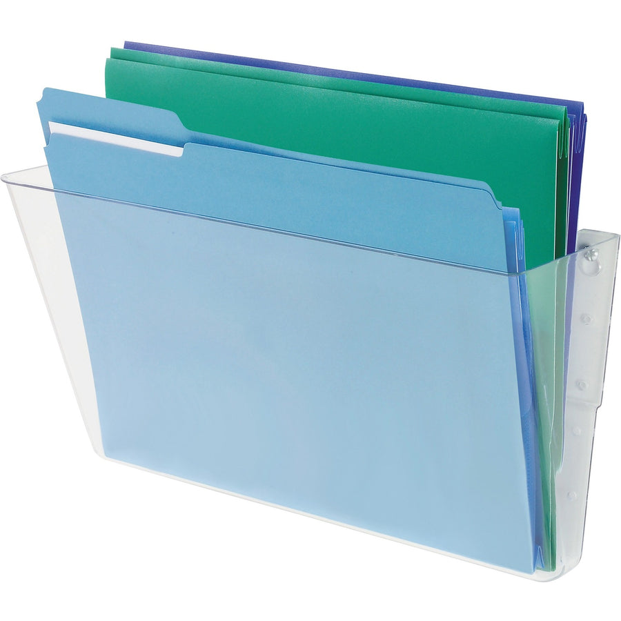 Deflecto EZ Link Stackable DocuPocket, Clear, /PK 4PK/CT — view 1