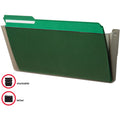 Deflecto EZ Link Stackable DocuPocket, Smoke, DEF74302
