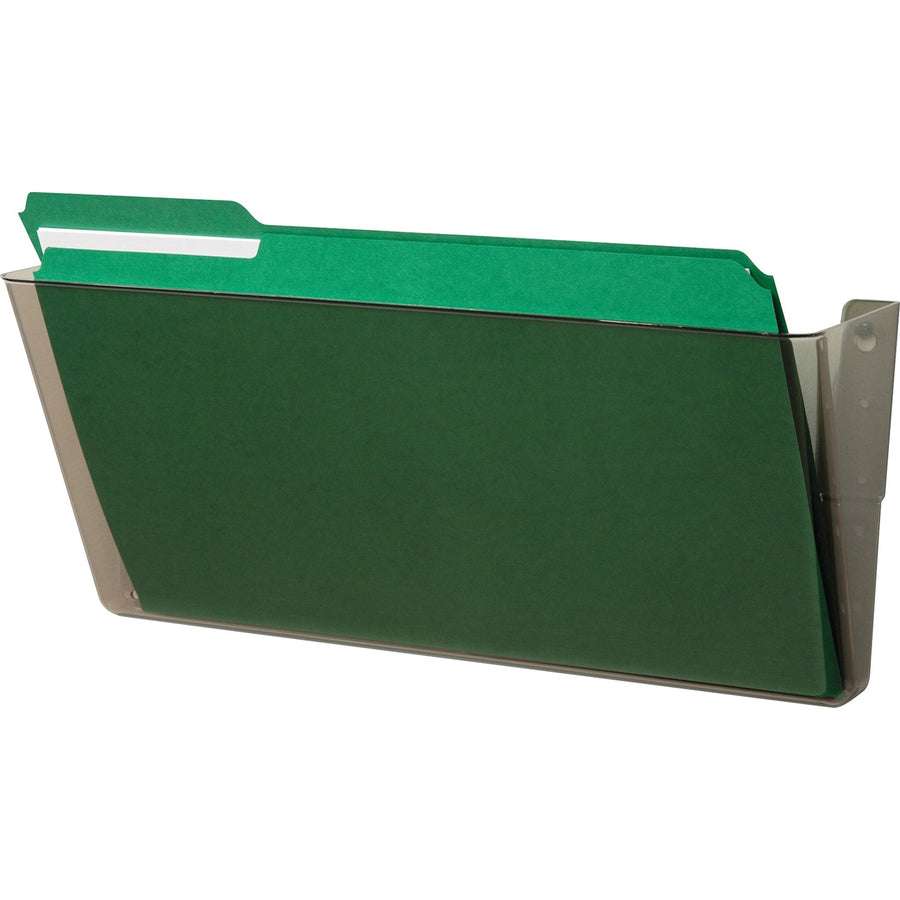 Deflecto EZ Link Stackable DocuPocket, Smoke, /PK 4PK/CT — view 1