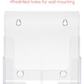 Deflecto Multi-Compartment DocuHolder, Clear, DEF77301