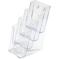 Deflecto Multi-Compartment DocuHolder, Clear, DEF77701
