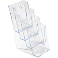 Deflecto Multi-Compartment DocuHolder, Clear, DEF77701