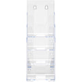 Deflecto Multi-Compartment DocuHolder, Clear, DEF77701