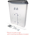 Deflecto Outdoor Literature Box, Gray, DEF790901