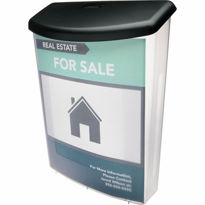 Deflecto Outdoor Literature Box, Gray, DEF790901