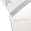 Deflecto Superior Image Slanted Sign Holders, Clear, DEF590301