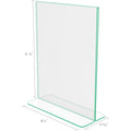 Deflecto Superior Image Premium Green Edge Sign Holder, DEF5991790