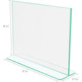 Deflecto Superior Image Premium Green Edge Sign Holder, DEF5991890