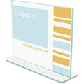 Deflecto Superior Image Premium Green Edge Sign Holder, DEF5991890
