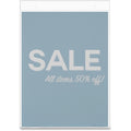 Deflecto Classic Image Wall Mount Sign Holder, Clear, DEF68201