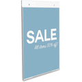 Deflecto Classic Image Wall Mount Sign Holder, Clear, DEF68201