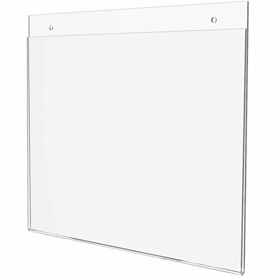 Deflecto Classic Image Wall Mount Sign Holders, Clear, DEF68301
