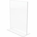 Deflecto Classic Image Double-Sided Sign Holder, Clear, DEF69201