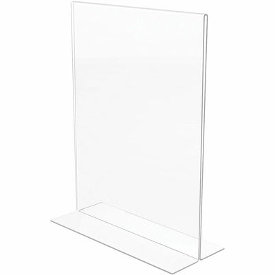 Deflecto Classic Image Double-Sided Sign Holder, Clear, DEF69201