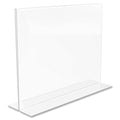 Deflecto Classic Image Double-Sided Sign Holder, Clear, DEF69301